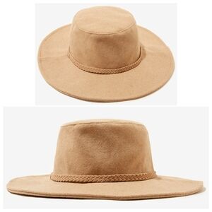 ASN Oatmeal/Tan Floppy Hat w/ Double Braided Detail